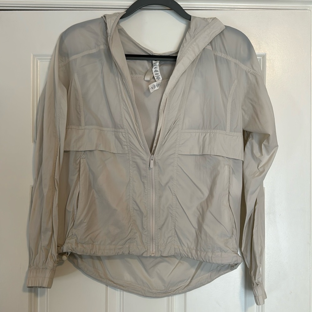 Lululemon Hood Lite Jacket in Color White Opal.